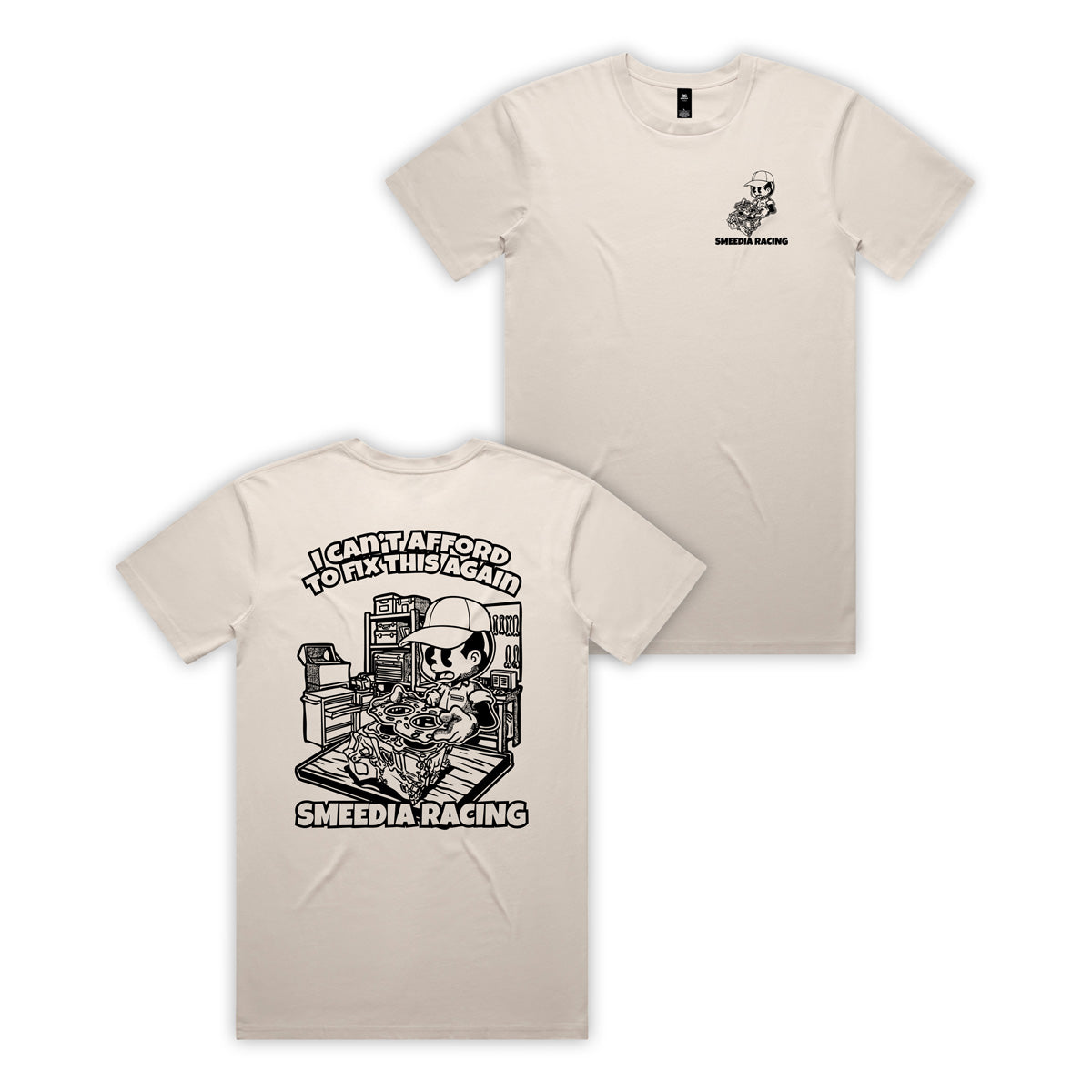 Smeedia Cartoon Tee- Bone