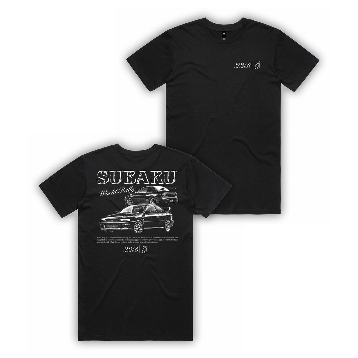 Classic 22B Tee- Black