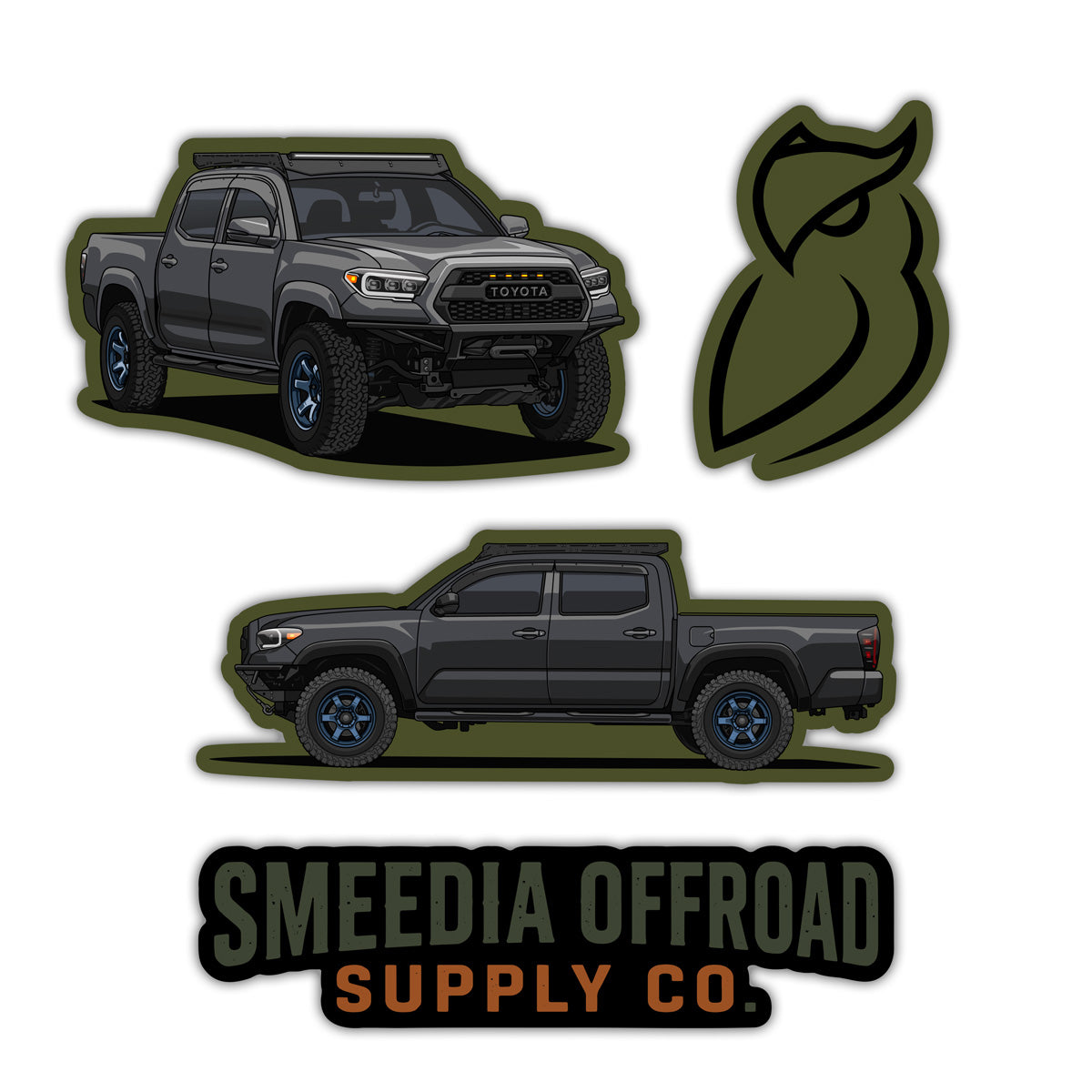 Smeedia Tacoma Sticker Pack