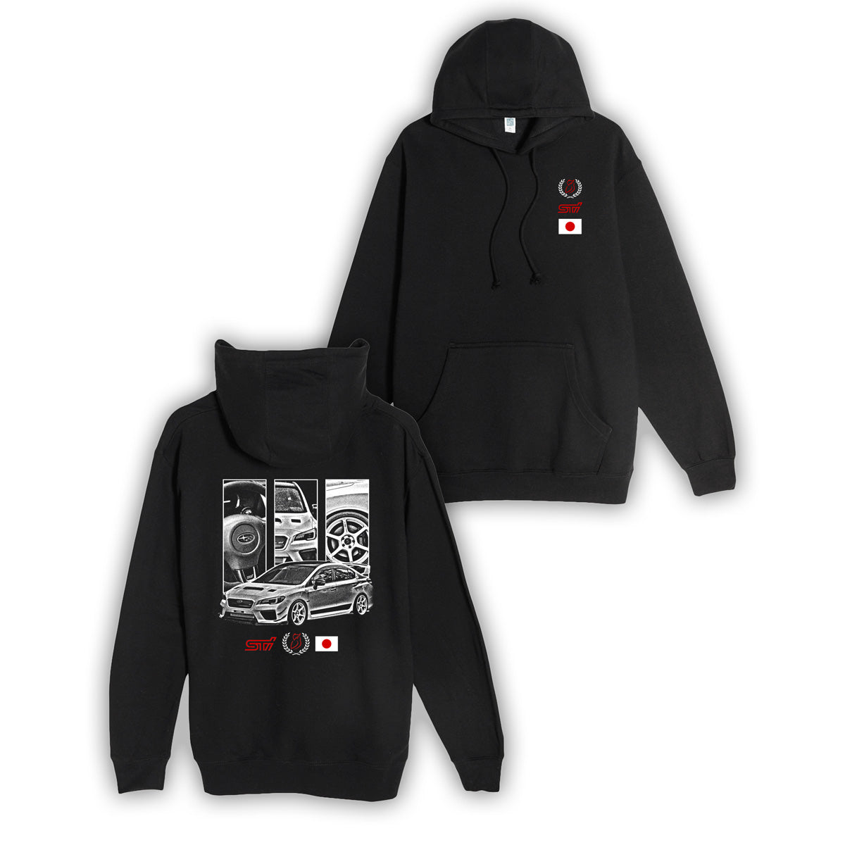 VA STi x Smeedia Hoodie- Black